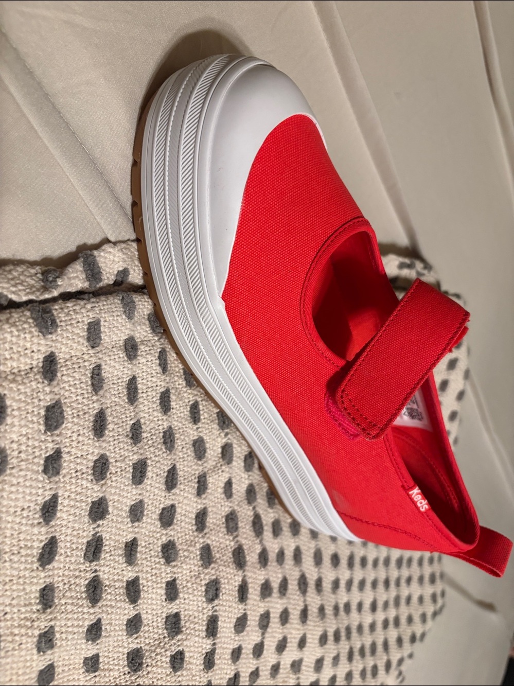 Brand NEW Women’s Keds Red Canvas Mary Jane Sneakers —NOT KIDS SHOES!!! - Picture 6 of 6
